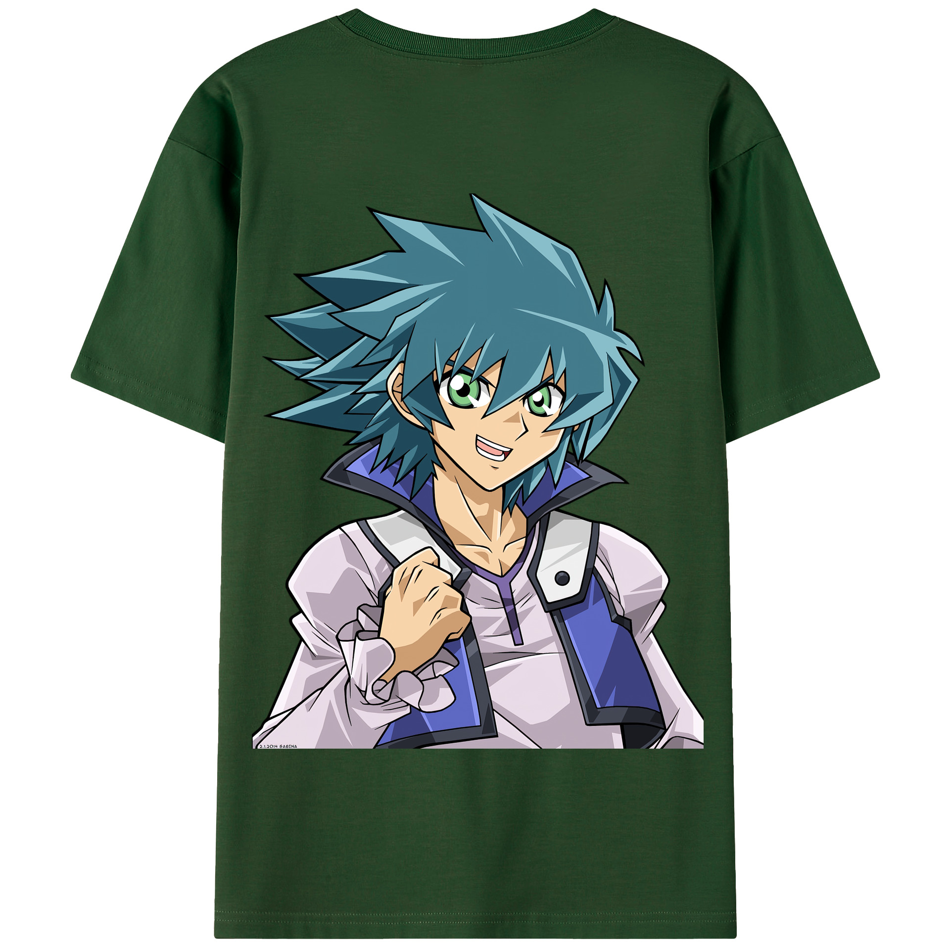 （画像用） 遊☆戯☆王 Yu-Gi-Oh! 綿100％半袖Tシャツ（背面プリント）